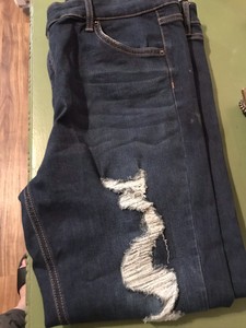 ripped jeans size 18