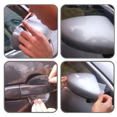 Clear Door Sill Edge Paint Protection Vinyl Film Sheet Anti Scratch Accessories 