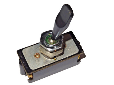 Kippschalter Bulgin ? On-Off 6A 250V / 10A 125V Oldtimer New Old Stock sehr guter Zustand