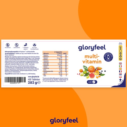 Multivitamin 450 Tabletten hochdosiert - Alle A-Z Vitamine für Dein Immunsystem - Bild 9 von 9