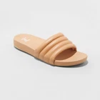 Shade & Shore Kendra Single Band Slide Sandal Size 7 Tan New