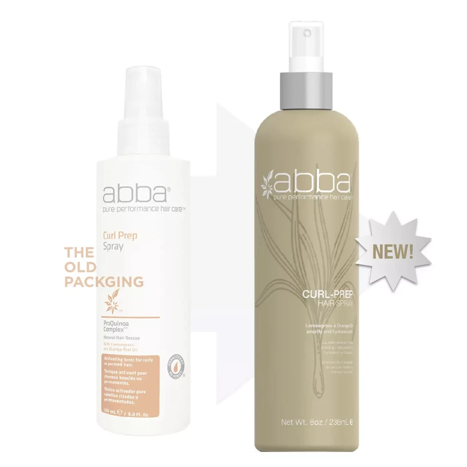 Abba Curl Prep Hair Spray 8 oz - NEW!! Free Shipping - Image 2 of 2