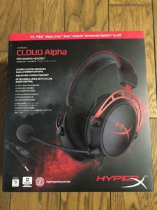 Hyperx Cloud Alpha Hx Hsca Rd As Red Gaming Headset Inline Sound Control Jpn New Ebay