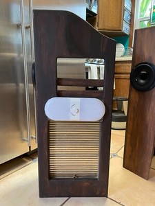 Oak Boogie Van Rear Shelf Cabinets with Roll Up Doors Vintage Dodge Ford Chev