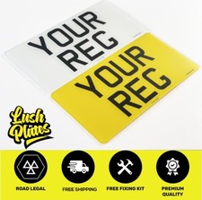 Road Legal import usa jap Number Plates 12x6 13x6 13x6.5 13x7 14x7 FREE BORDER