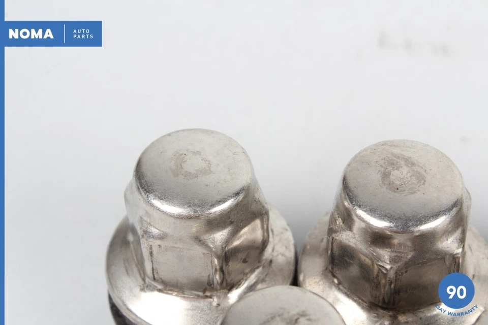 04-09 Juego de 5 pernos de tuercas de rueda Jaguar XJ8 XJR VDP X350 1X431012AA OEM Foto 3 de 4