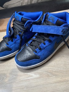 nike blue and black high tops
