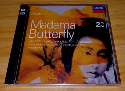 Madama Butterfly Tebaldi Campora Rankin Inghilleri 2 CDs London Giacomo Puccini