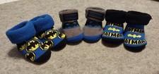 Batman 3 Pack Baby Booties Ages 0-12