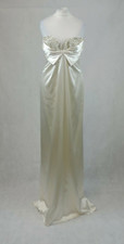 Abito da sposa vintage Jenny Packham senza spalline impreziosito CR025 FF 09