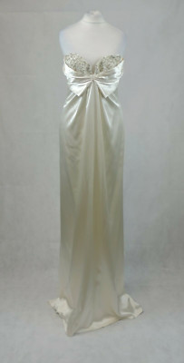 Jenny Packham trägerloses verziertes Vintage Brautkleid CR025 FF 09