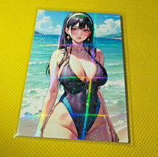 Tarjeta holográfica La Rose Yor Forger Spy X Family Anime Waifu ACG Goddess