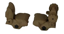SNIPER® MFLRS02-T Polymer Smart Flip-up Back-down Front/Rear Sight Combo Set Tan
