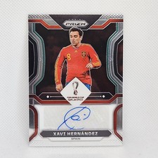 Xavi Hernandez - Panini 2022 Prizm World Cup Qatar - Base Auto - Spain/Barcelona