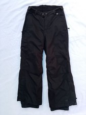 REI Unisex Childs Black Fleece Lined Snow Pants for Ski Or Snowboarding Size XS