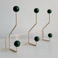 Mid Century Modern Wall Hooks Metal Coat Rack Entryway Organizer Minimalist