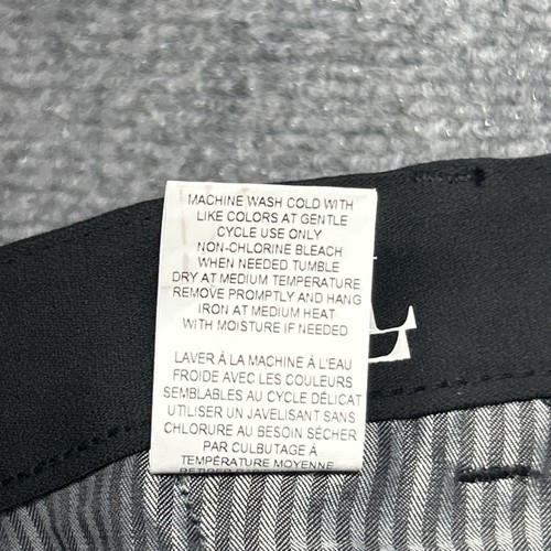 LRL Ralph Lauren Chino Pants Mens 42x32 Black Solid Flat Front Stretch - Picture 17 of 17