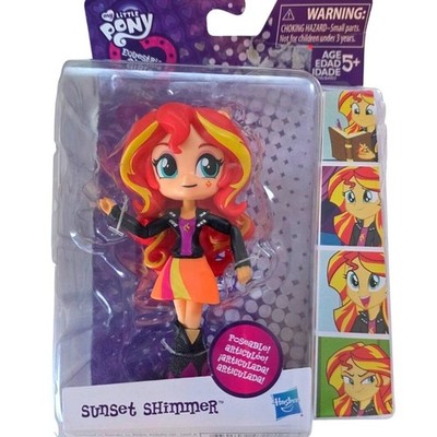 Hasbro My Little Pony Equestria Girls Minis Sunset Shimmer Poseable Figure New