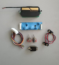 SUSTAINIAC STEALTH PRO EMG KIT WITH LOOSE SWITCHES BLACK/GOLD HUMBUCKER DRIVER
