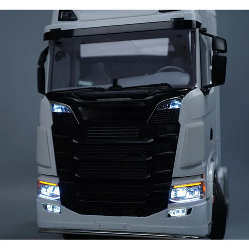 RC LKW LED Vordere Scheinwerfer Für 1/14 Tamiya Scania 770S 6x4 56368 56379 Auto - Picture 10 of 12