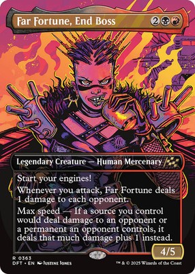 Far fortune, End Boss (Borderless) [Aetherdrift] Near Mint