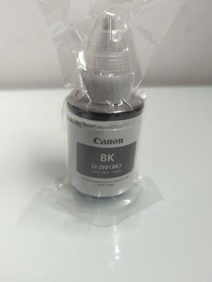 Genuine Canon GI-290 BK Black Ink Bottle 135mL MegaTank Sealed OEM Made In Japan