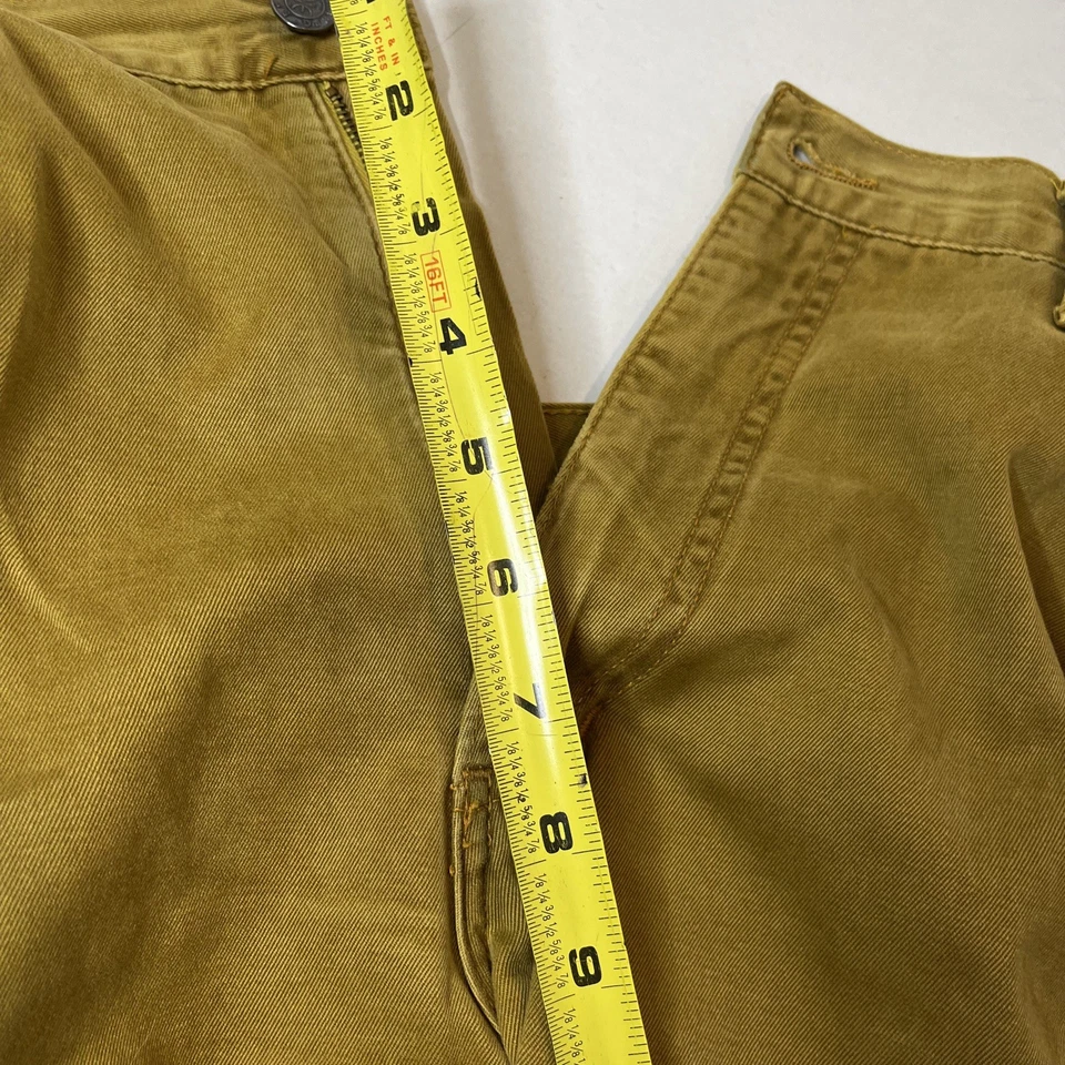 Vintage Y2K Iceberg History Jeans Mens 36X31 Bugs Bunny Baggy Yellow Italy - Image 3 of 4