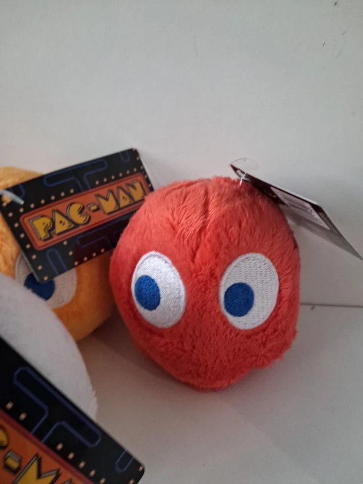6 x Bundle. Bandai Namco Pac-Man 3" Plush Ghost Toys With Tags - Image 3 of 4