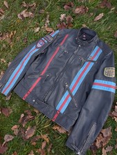 Diesel vintage rara giacca biker racer pelle invecchiata anni 90 originale Y2K