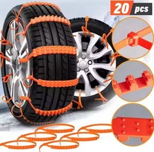 20 PZ FASCETTE DA NEVE CATENE INSTALLAZZIONE FACILE ANTI SCIVOLO PER NEVE