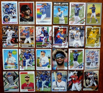 LOURDES GURRIEL JR  (40) DIFFERENT BB CARD LOT w/5 ROOKIES - DBACKS - NM-MINT