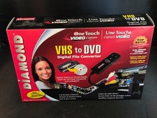 Diamond One Touch Video Capture NIB VHS to DVD Digital File Converter