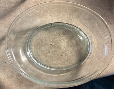 Pyrex USA 3-2/3 Cup 850ml Clear Glass Casserole Baking Dish Pre-Owned
