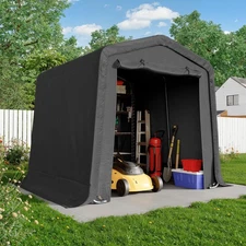 8x8FT Heavy Duty Outdoor Storage Shelter,Portable Garage Shelter for Garden T...