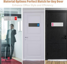 Office Door Signs 6 Options Do Not Disturb, Please Knock, In A Meeting, Out O...
