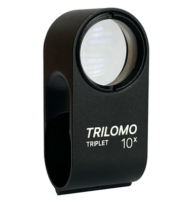 TRILOMO (ex BelOMO) 10x Triplet Loupe Magnifier. Monoblock in