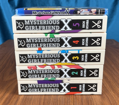 Mysterious Girlfriend X Vol. 1-5 English Manga & Bluray Riichi