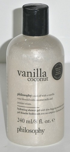Philosophy Hydrating Shower Gel 8 fl oz Brand New Sealed (Vanilla Coconut) - Picture 1 of 3