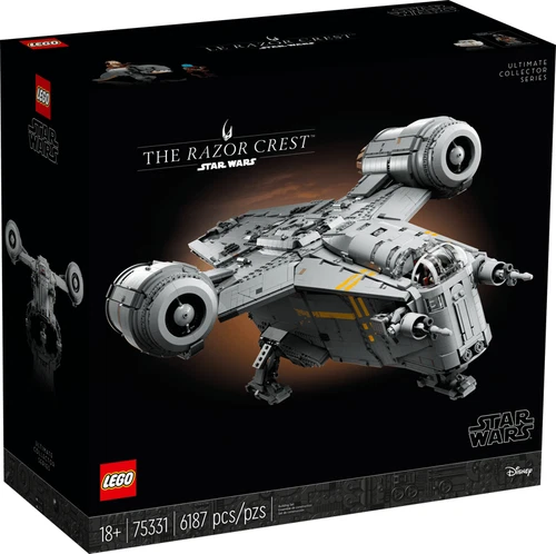 Lego 75331 The Razor Crest Star Wars Ship Disney UCS Set Retired NEW in Box