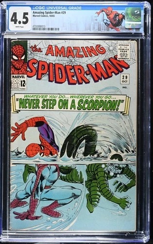 Amazing Spider-Man #29 CGC 4.5 2nd App Scorpion & Steve Ditko Cover - 4700990010