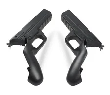 New 2x PCs Packs VR Game Gun for Oculus Quest 2 Controllers Pistol Case Black