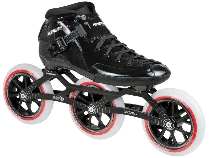 POWERSLIDE SPEED SKATES One 3 x 125 mm Infinity 85A Carbon PS1 NEU TOP! Größe 41 - Bild 2 von 4