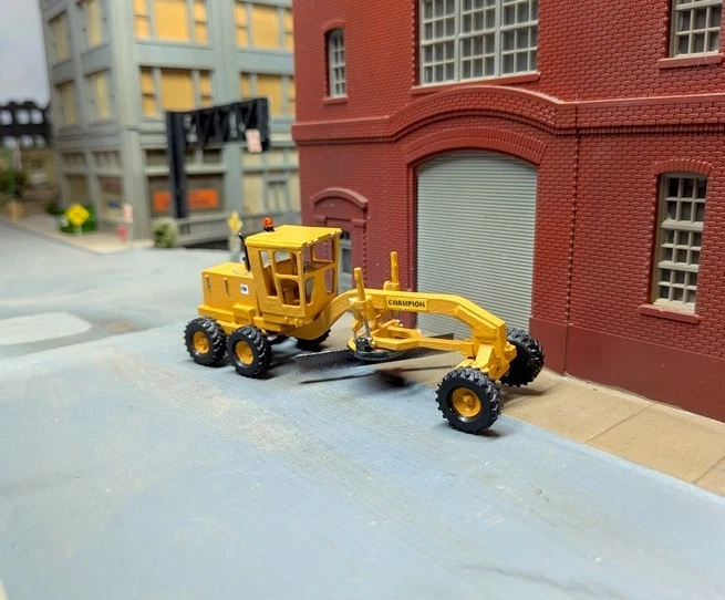 1/87 HO Scale Custom Built 1980s Champion 740 Grader, 3D Printed Resin Model - Image 2 of 4