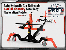 Auto Hydraulic Car Rotisserie 4500 Lb Capacity Auto Body Restoration Rotator