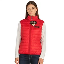 UTK Puffer Vest Size Small Red Full Zip Outdoor Sporty Lightweight Travel New