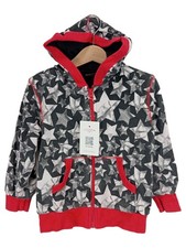 Maxomorra Sweat à Capuche Enfant Étoiles Bio Multicolore (EU 98)