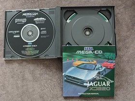 Sega Mega CD Jaguar XJ220 Video Game - Manual Included