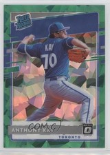 2020 Panini Donruss Optic FOTL Green Cracked Ice Prizm 6/7 Anthony Kay #52 13u1