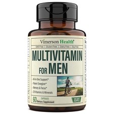 NEW Multivitamin For Men - Daily Mens Multivitamins  Multiminerals With V
