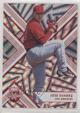 2018 Panini Elite Extra Edition Aspirations Red 124/150 Jose Suarez #122 e6q